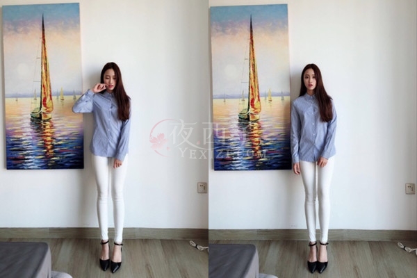 家腿没有野腿香！低腰紧身白色牛仔裤才是yyds！—夜西子养生网推荐插图