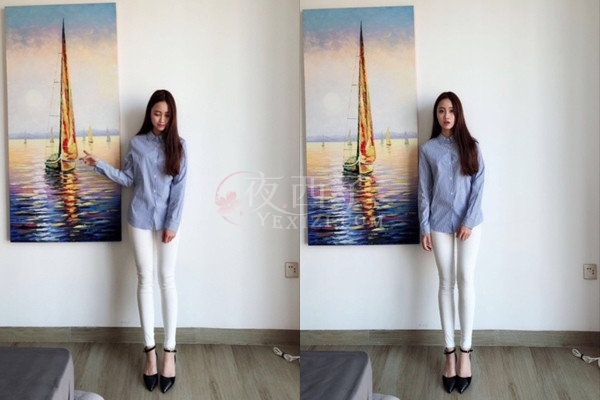 家腿没有野腿香！低腰紧身白色牛仔裤才是yyds！—夜西子养生网推荐插图1
