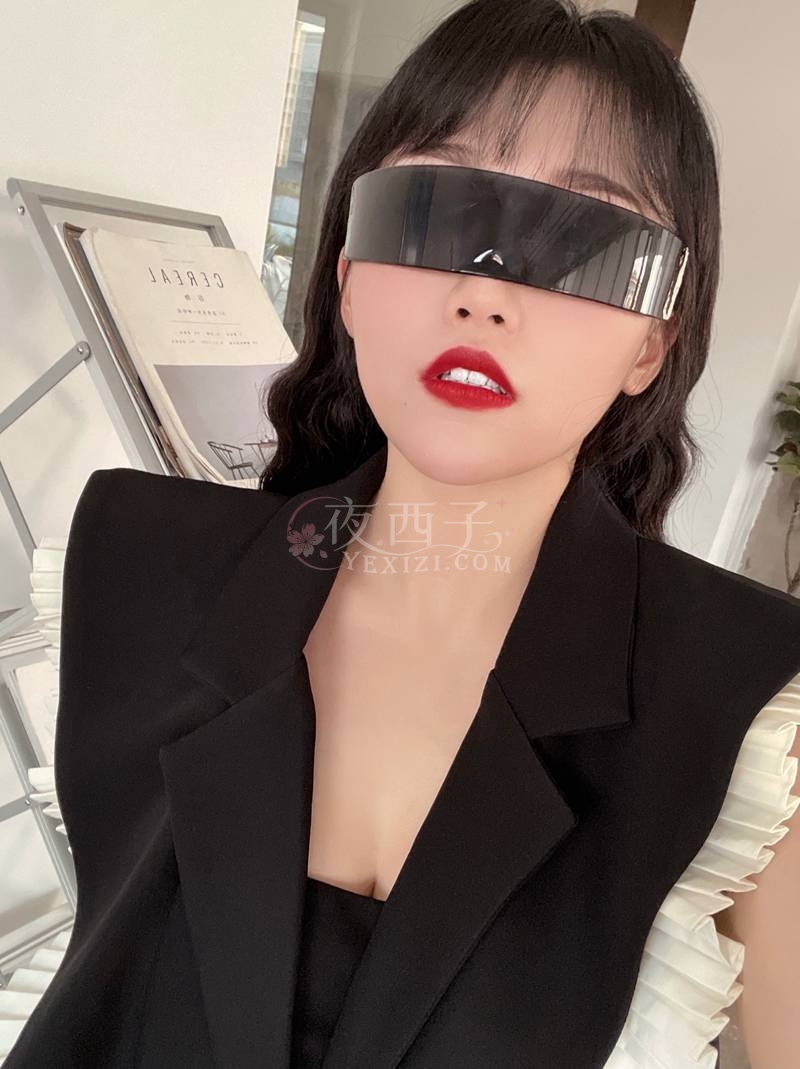 夜西子杭州养生网推荐—ins风超酷未来科技网红眼镜，让你怎么看怎么美怎么拍怎么SA哦~插图4