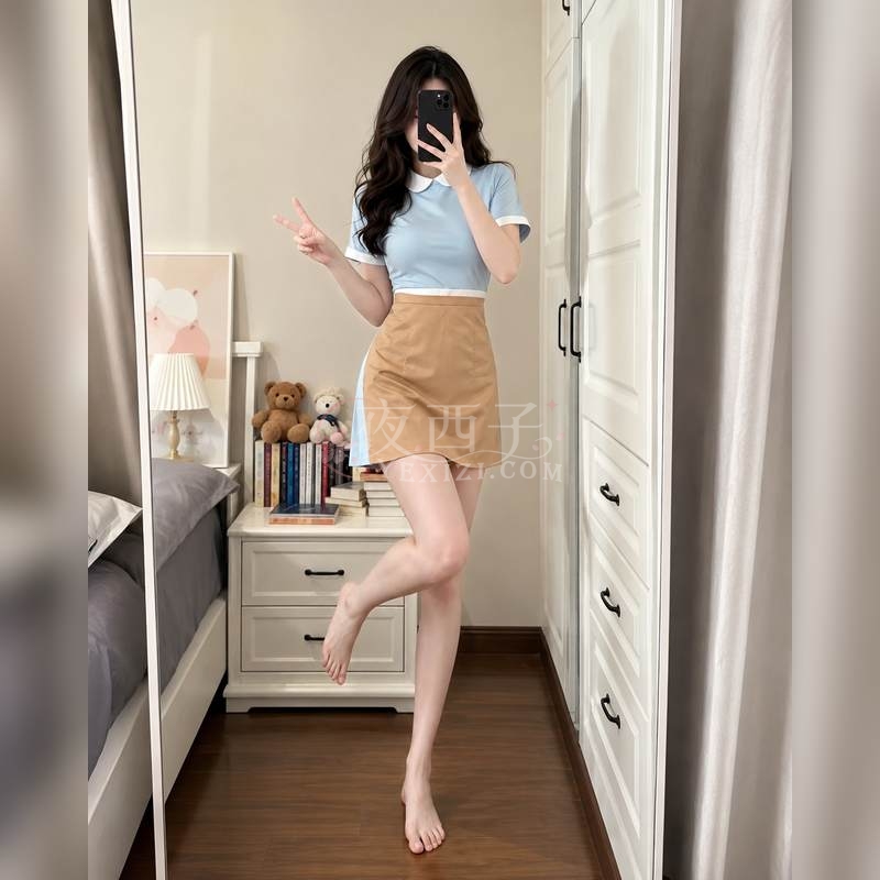 OOTD丨好利来制服一上身，甜得像刚偷吃完奶油插图1